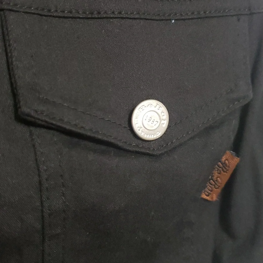 Black Denim Vest - M - Picture 7 of 7